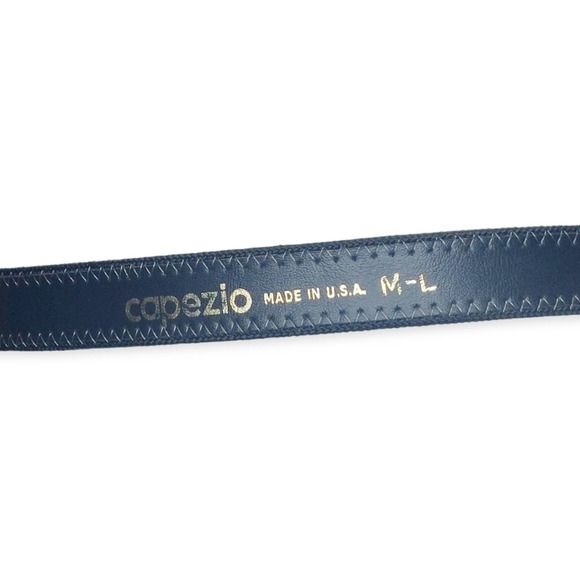 Capezio Embroidered Leather Belt size medium - Picture 3 of 3